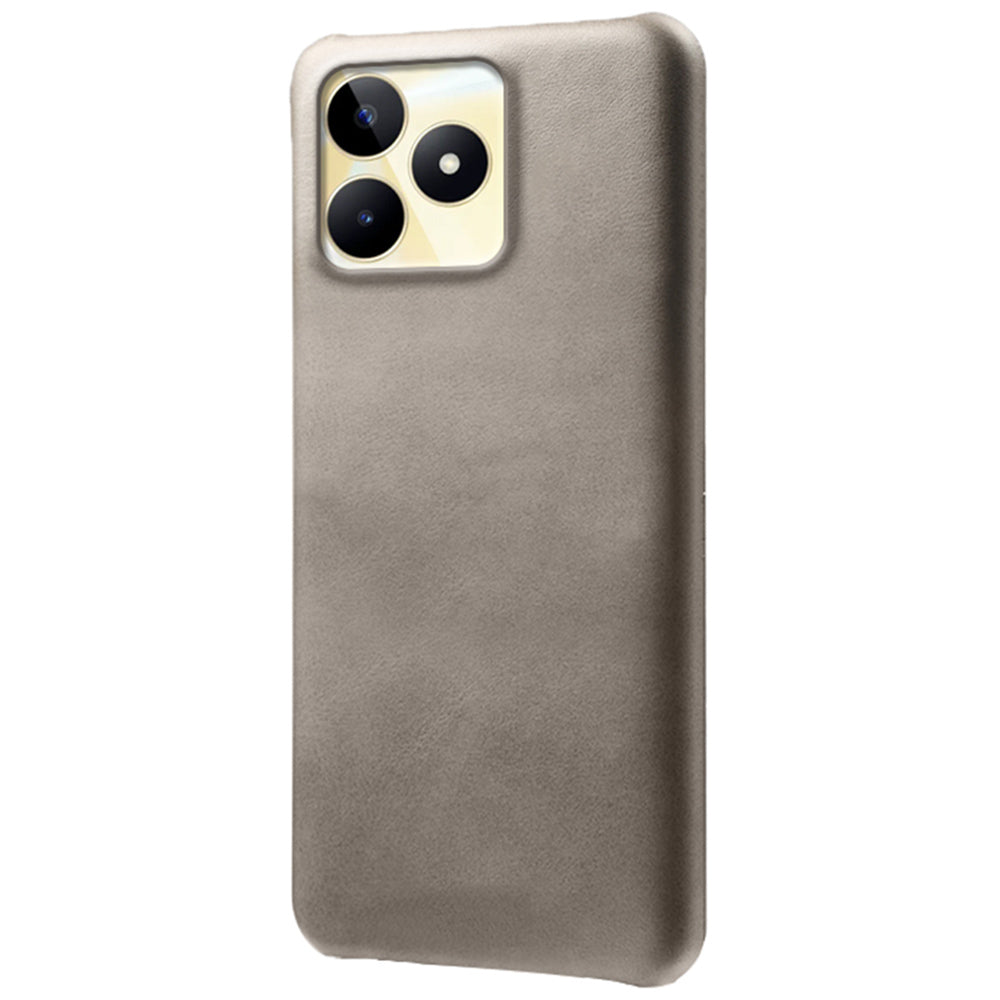 For Realme Narzo N53 4G Case PU Leather+PC Calf Texture Phone Protective Shell