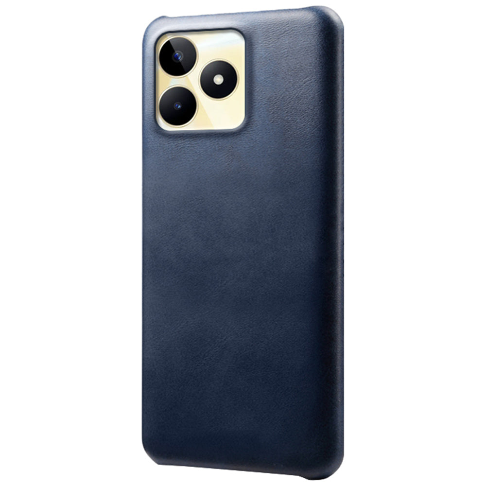 For Realme Narzo N53 4G Case PU Leather+PC Calf Texture Phone Protective Shell