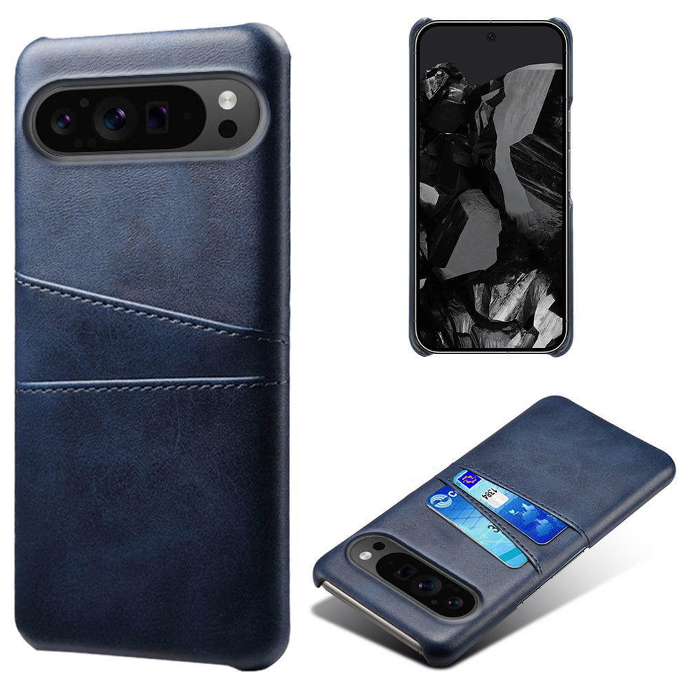 For Google Pixel 9 Pro Shockproof Case Hard PC Card Holder Back Phone Cover