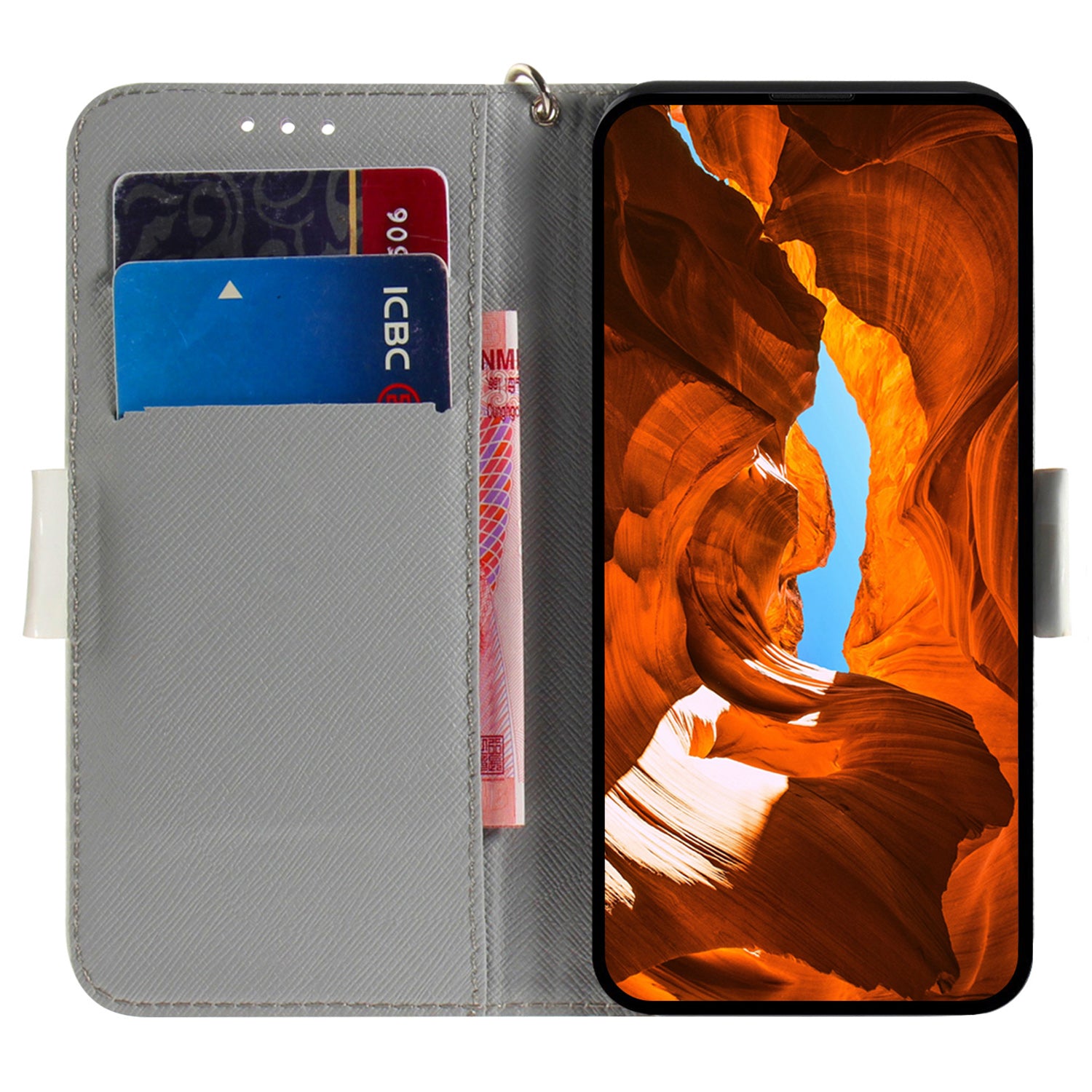 For Google Pixel 9 Pro Phone Case Pattern Printing Leather Flip Cover with Strap
