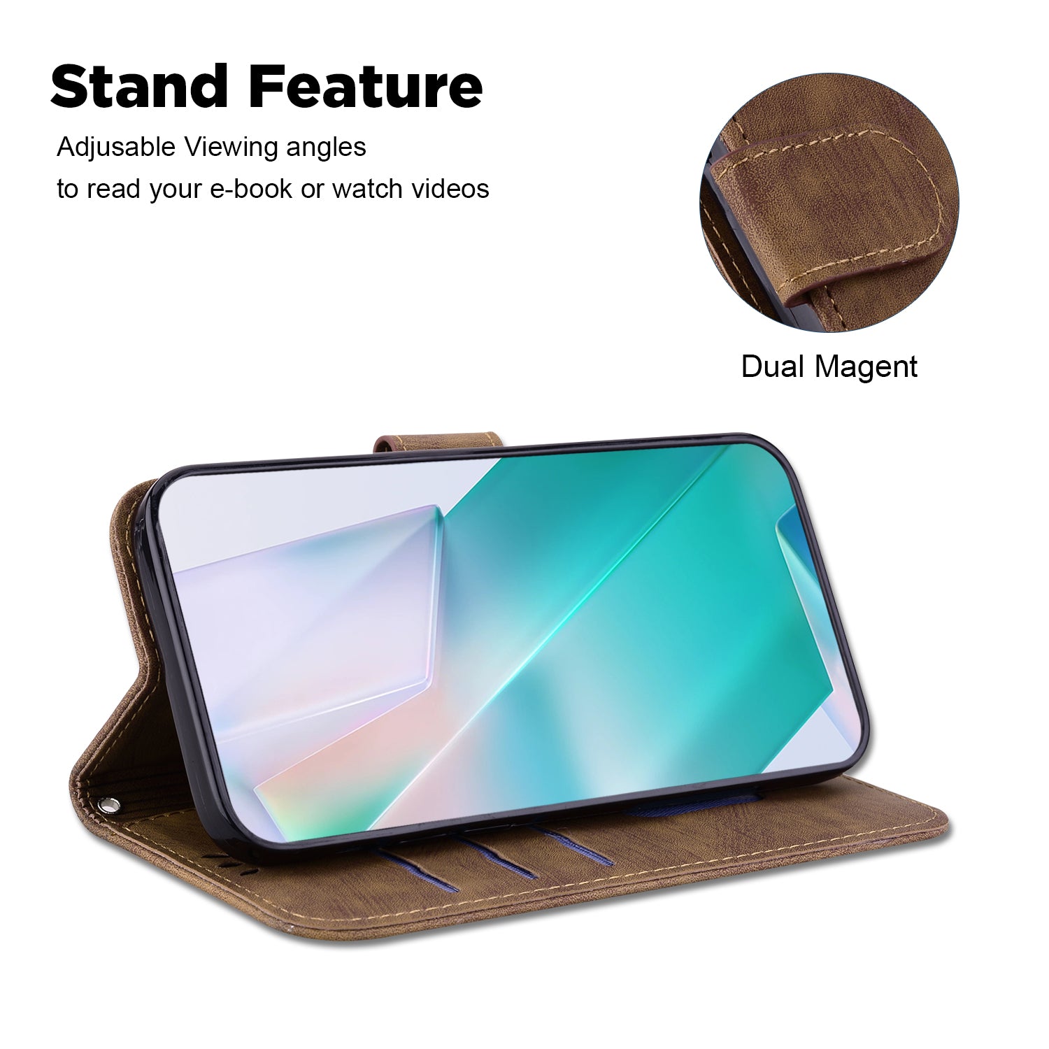 For Google Pixel 9 Pro Case Cute Tiger Imprint Leather Wallet Drop-proof Phone Cover