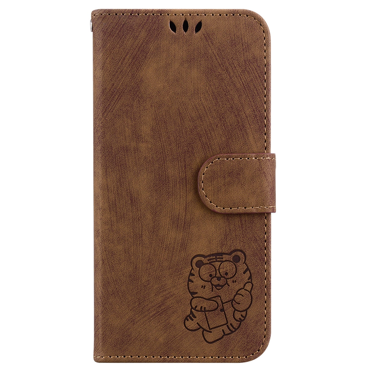For Google Pixel 9 Pro Case Cute Tiger Imprint Leather Wallet Drop-proof Phone Cover