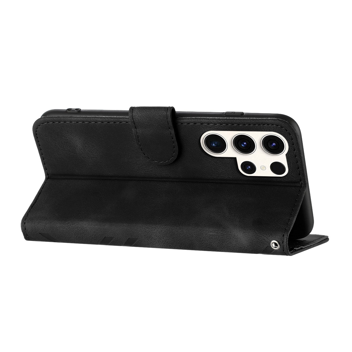 YX0040 For Samsung Galaxy S24 Ultra Cell Phone Case Imprinted Leather Shockproof Wallet Phone Cover