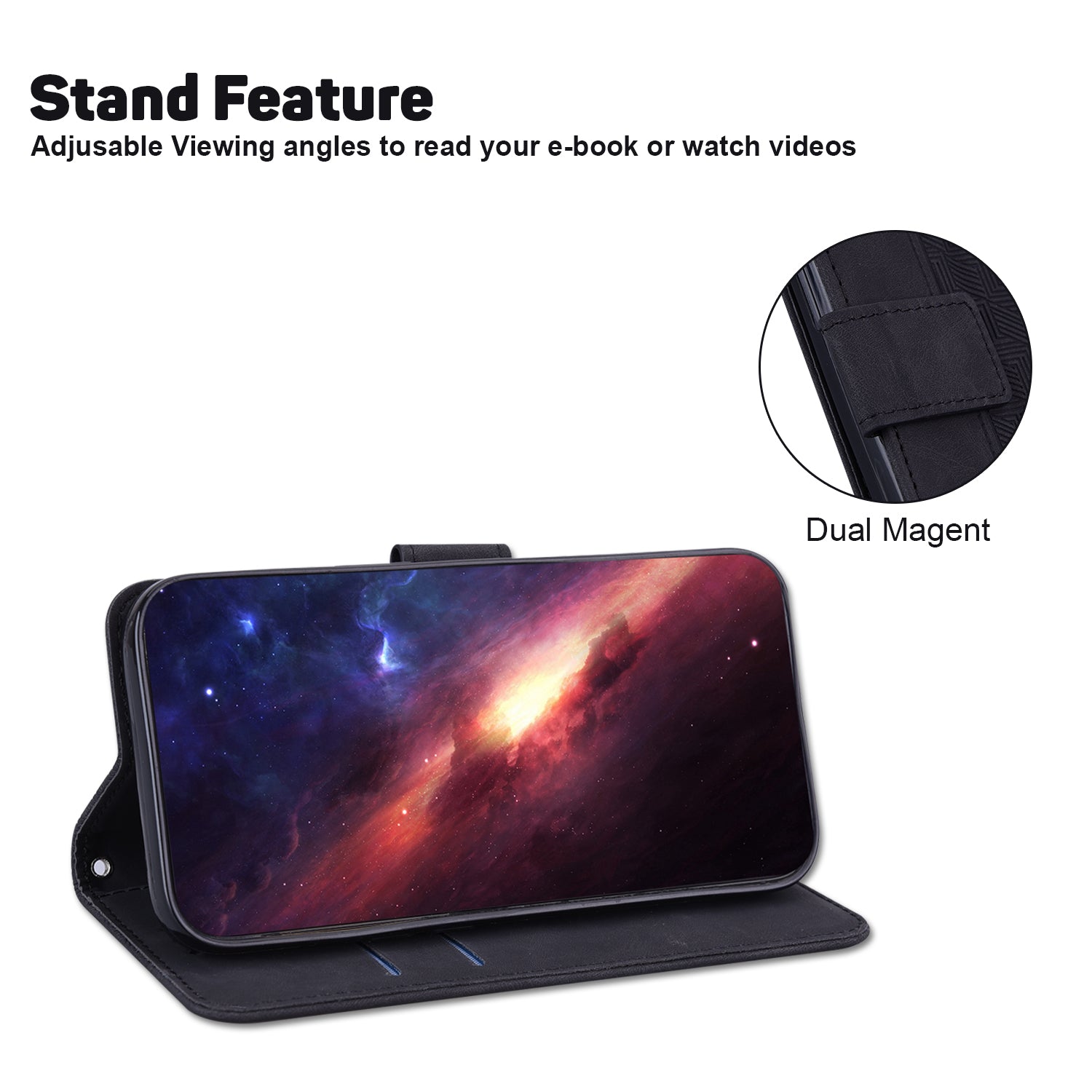 For Oppo Reno11 5G (Global) Cell Phone Case Anti-drop Imprinted PU Leather Wallet Cover