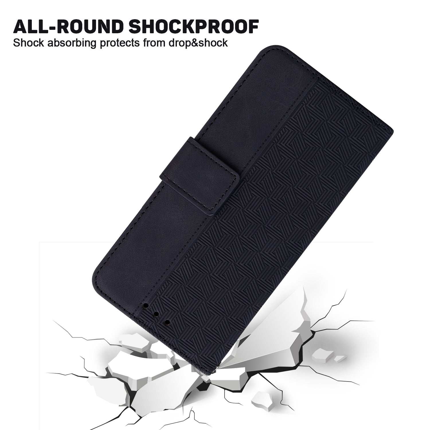 For Oppo Reno11 5G (Global) Cell Phone Case Anti-drop Imprinted PU Leather Wallet Cover