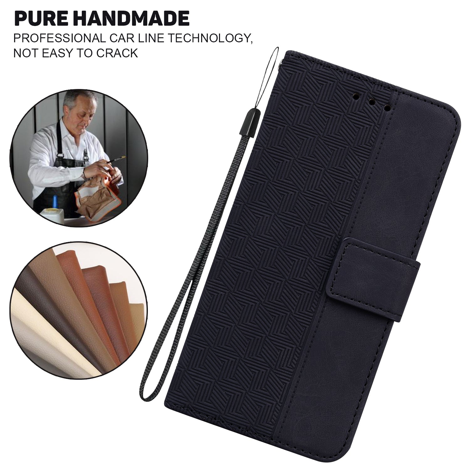 For Oppo Reno11 5G (Global) Cell Phone Case Anti-drop Imprinted PU Leather Wallet Cover