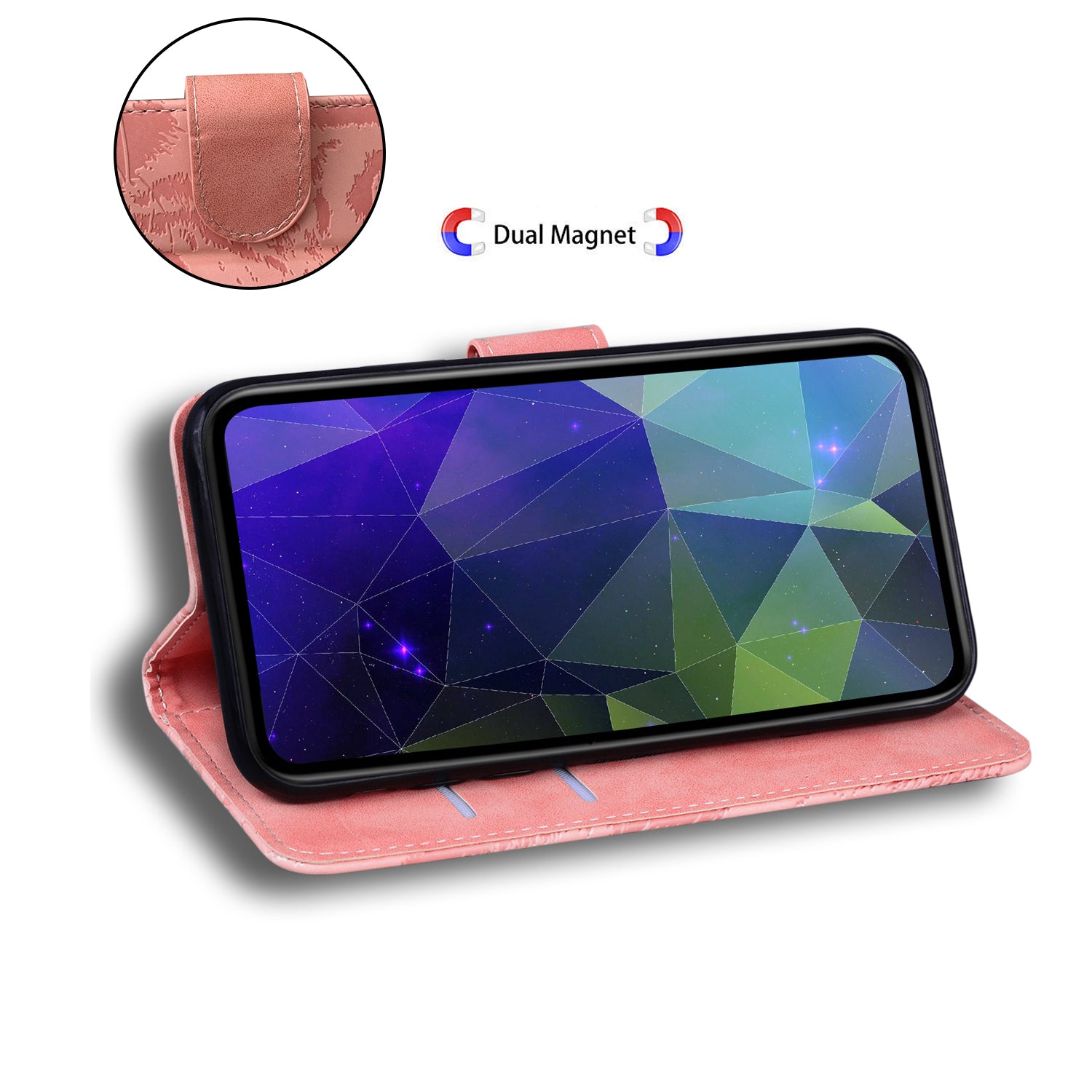 For Oppo Reno11 5G (Global) Case Tiger Imprint Leather Wallet Shockproof Cell Phone Cover