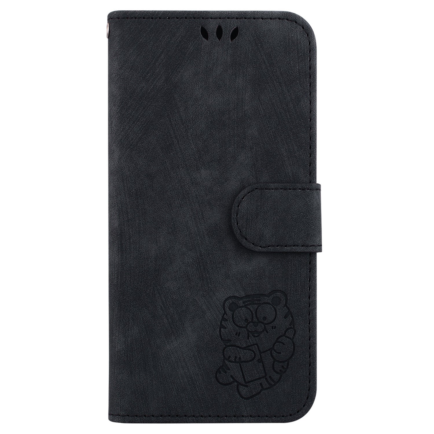 For Oppo Reno11 5G (Global) Cell Phone Case Tiger Imprinted Drop Protection PU Leather Stand Cover