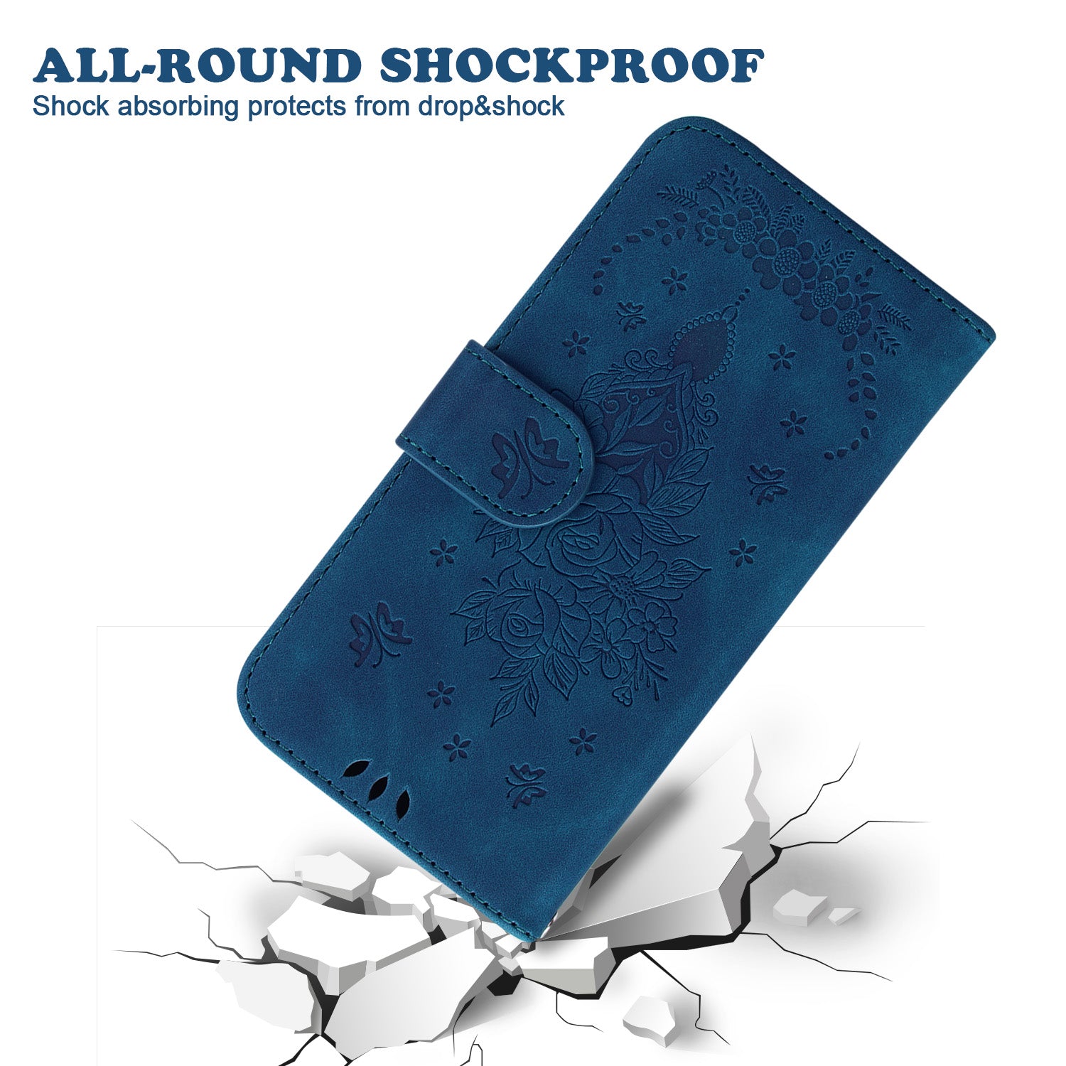 For Oppo Reno11 5G (Global) Case Wallet Design Flower Pattern PU Leather Phone Cover