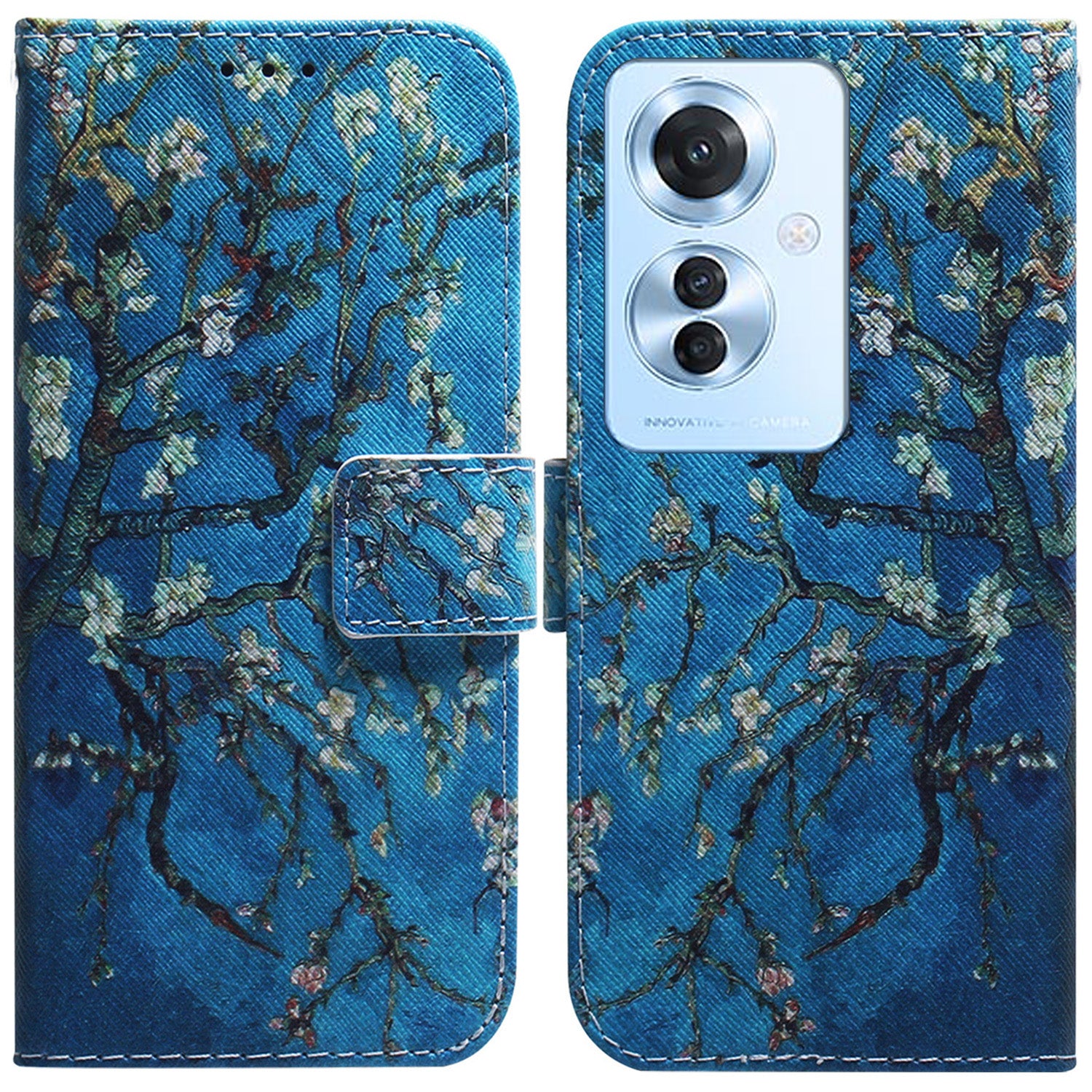 For Oppo Reno11 F 5G / F25 Pro 5G Phone Case Pattern Printing Stand Leather Shell