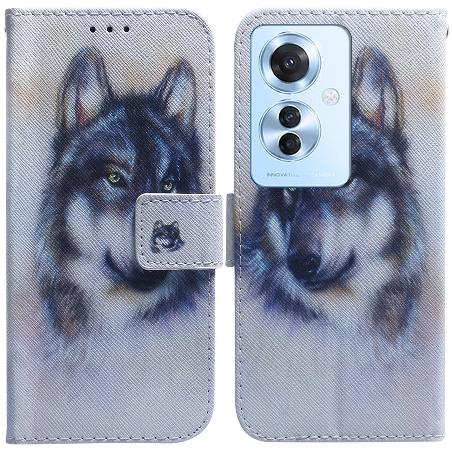 For Oppo Reno11 F 5G / F25 Pro 5G Phone Case Pattern Printing Stand Leather Shell
