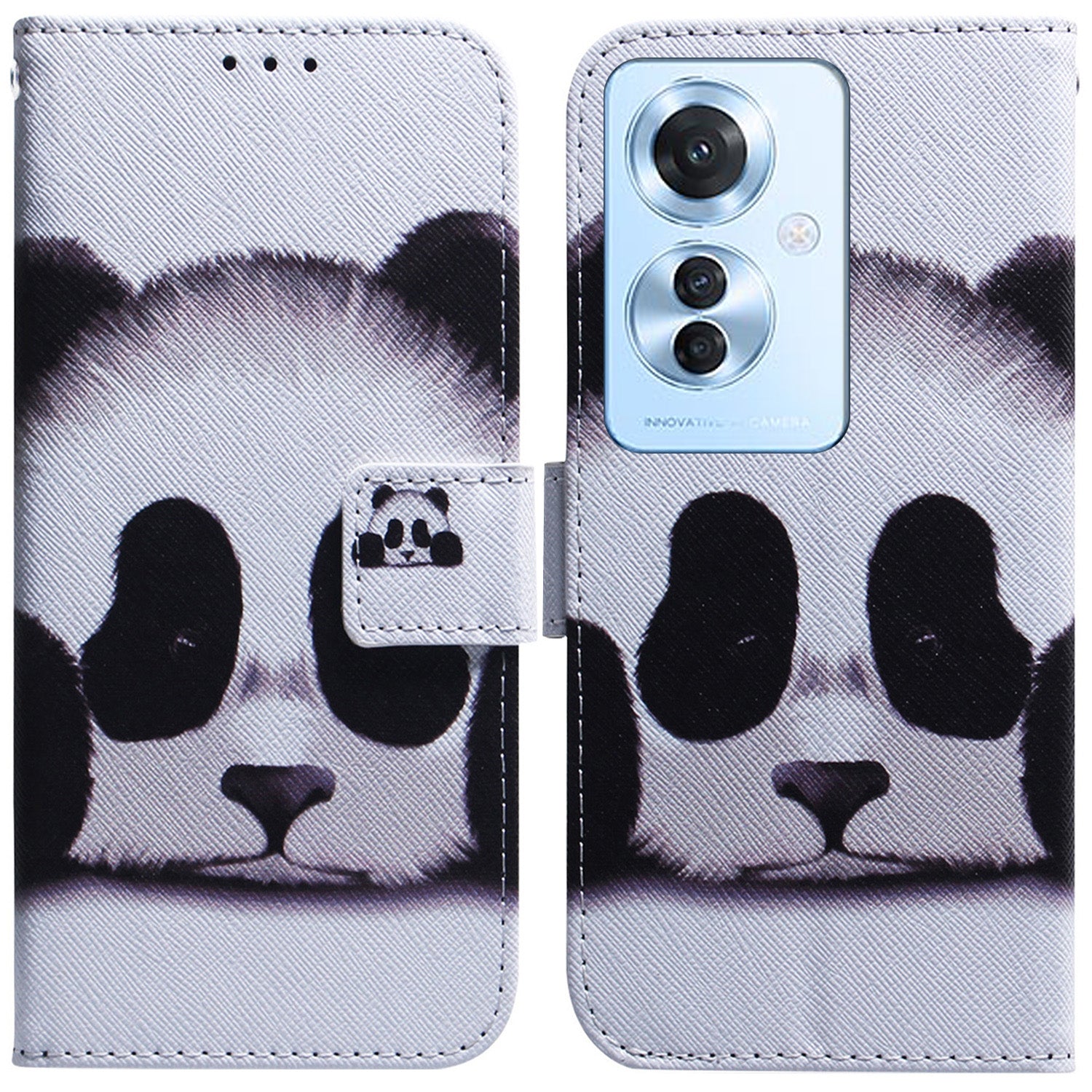 For Oppo Reno11 F 5G / F25 Pro 5G Phone Case Pattern Printing Stand Leather Shell