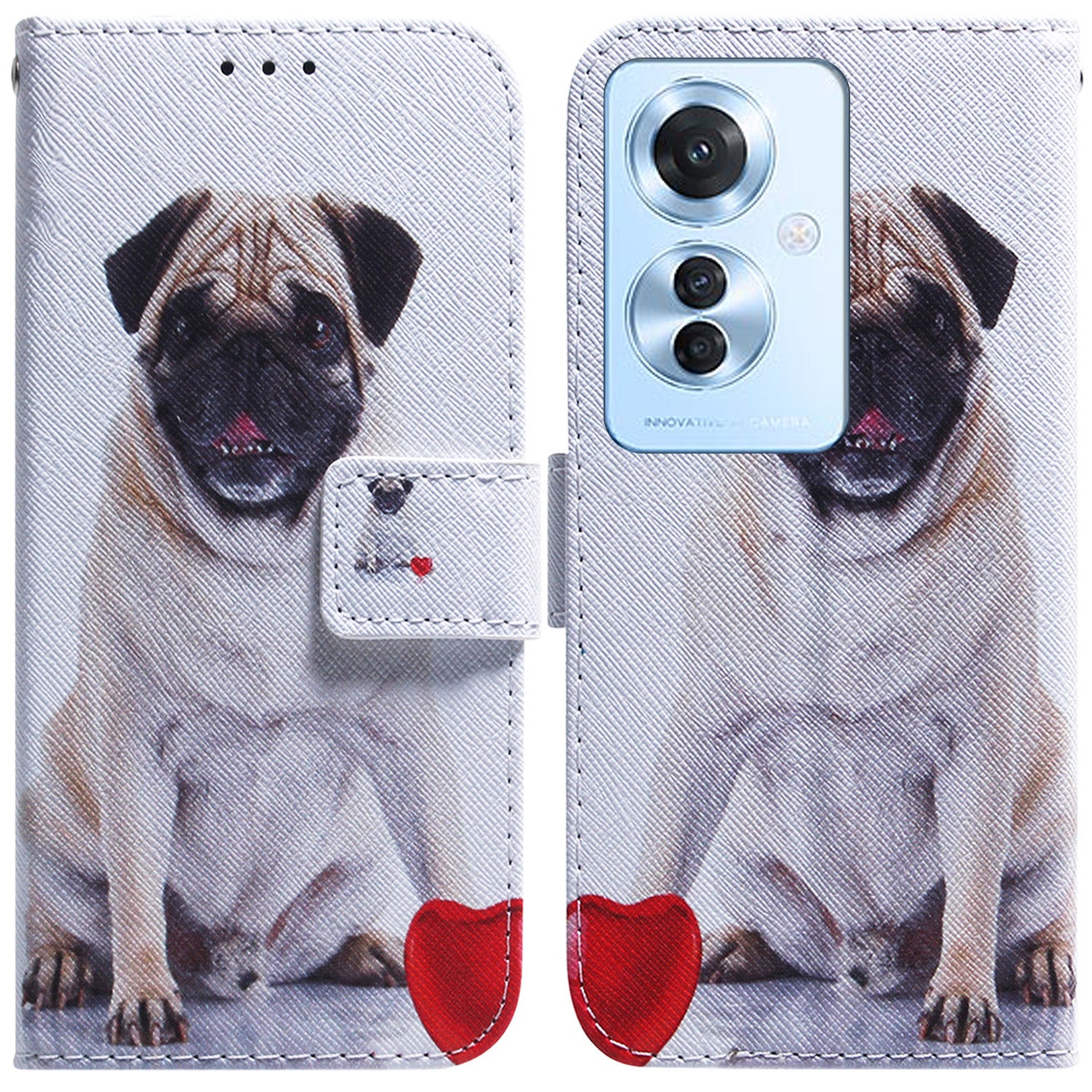 For Oppo Reno11 F 5G / F25 Pro 5G Phone Case Pattern Printing Stand Leather Shell