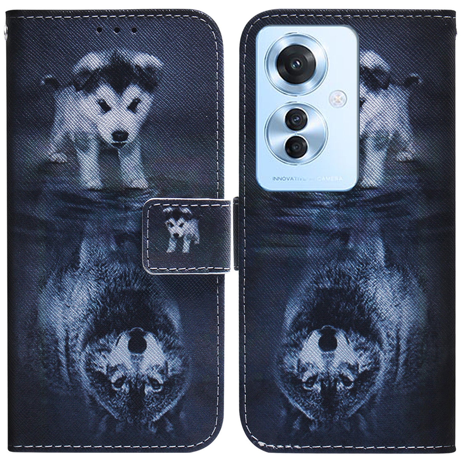 For Oppo Reno11 F 5G / F25 Pro 5G Phone Case Pattern Printing Stand Leather Shell