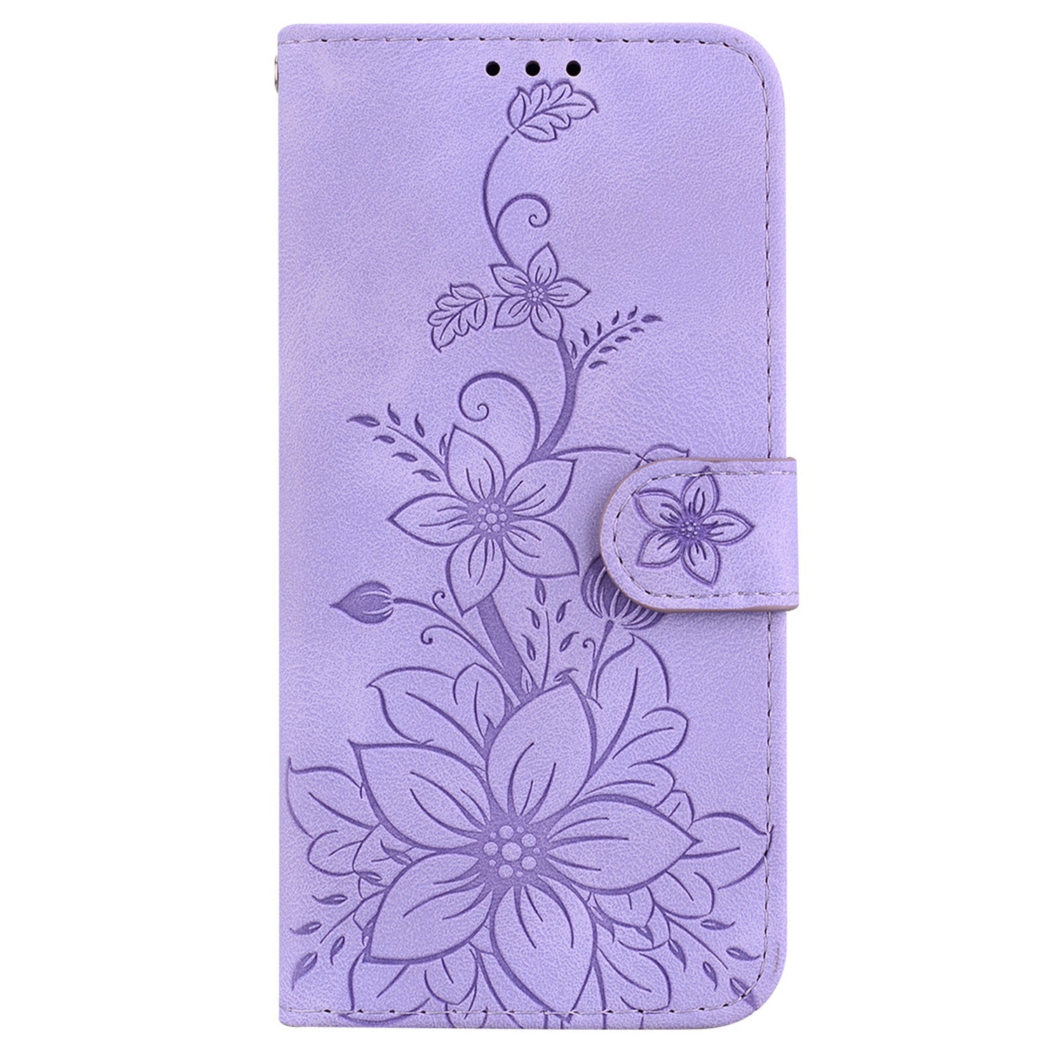For Oppo Reno11 5G (Global) Case Flower Imprint Leather Wallet Shockproof Smartphone Cover