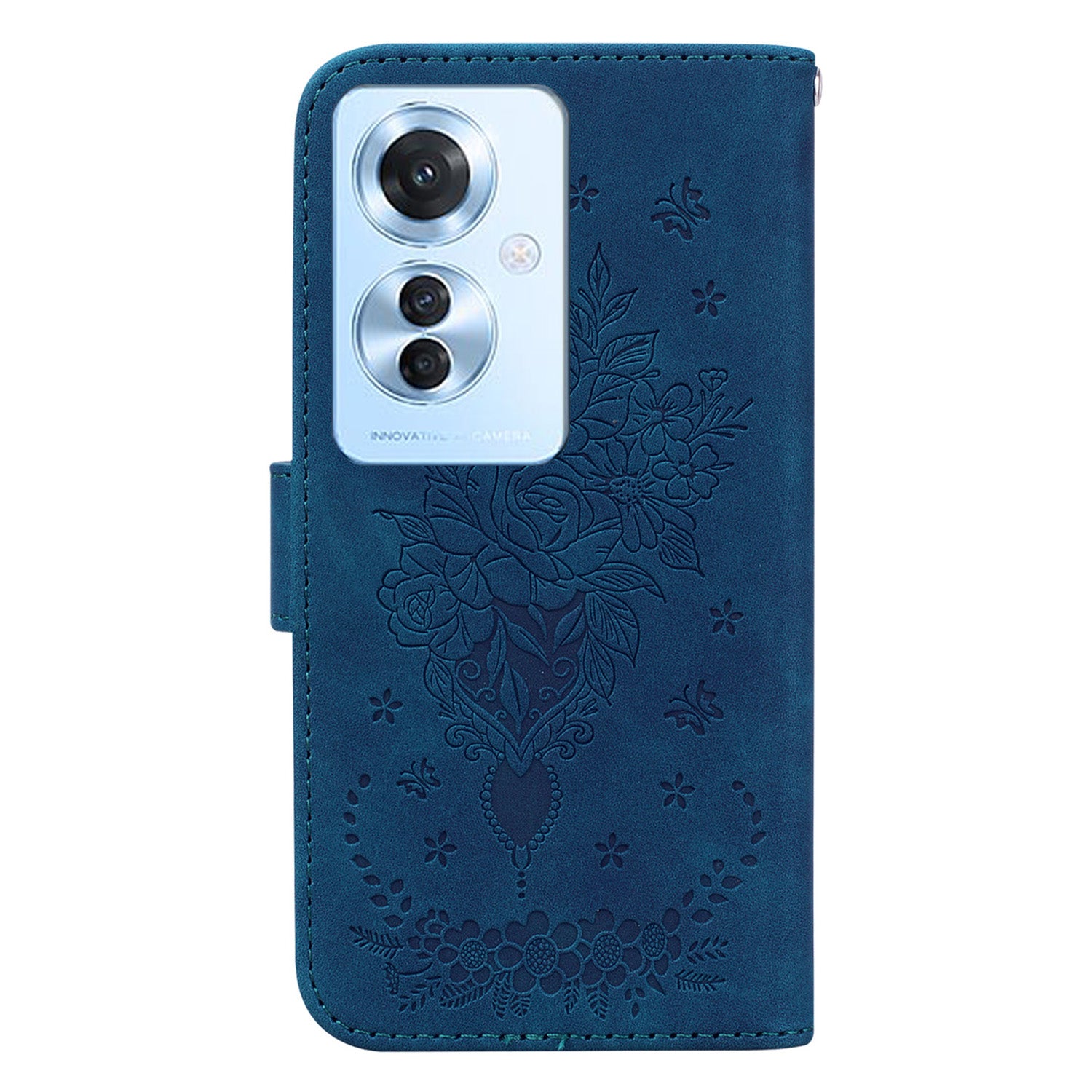 For Oppo Reno11 F 5G / F25 Pro 5G Case Bump Proof Flower Pattern PU Leather Phone Cover