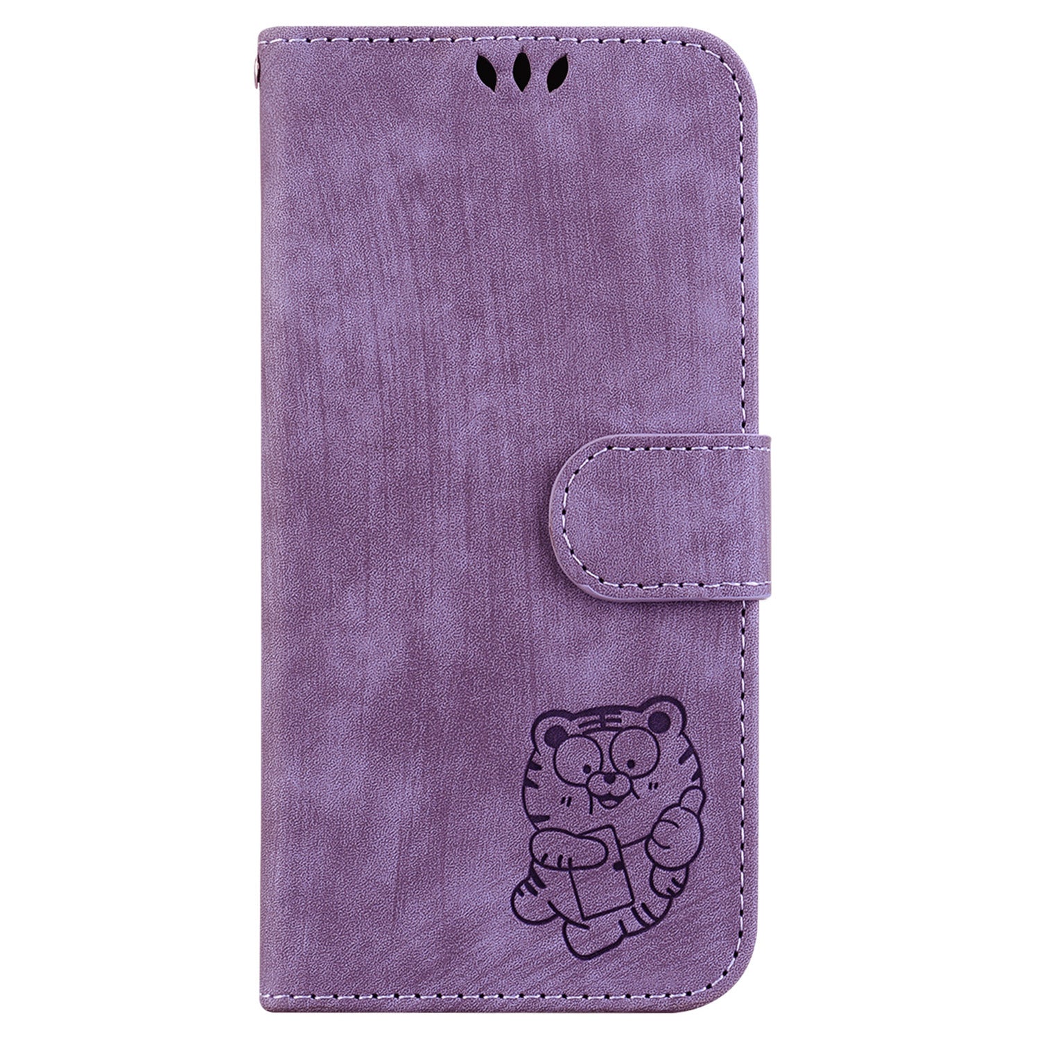 For Oppo Reno11 F 5G / F25 Pro 5G Cell Phone Case Lovely Tiger Imprinted Leather Anti-scratch Cover