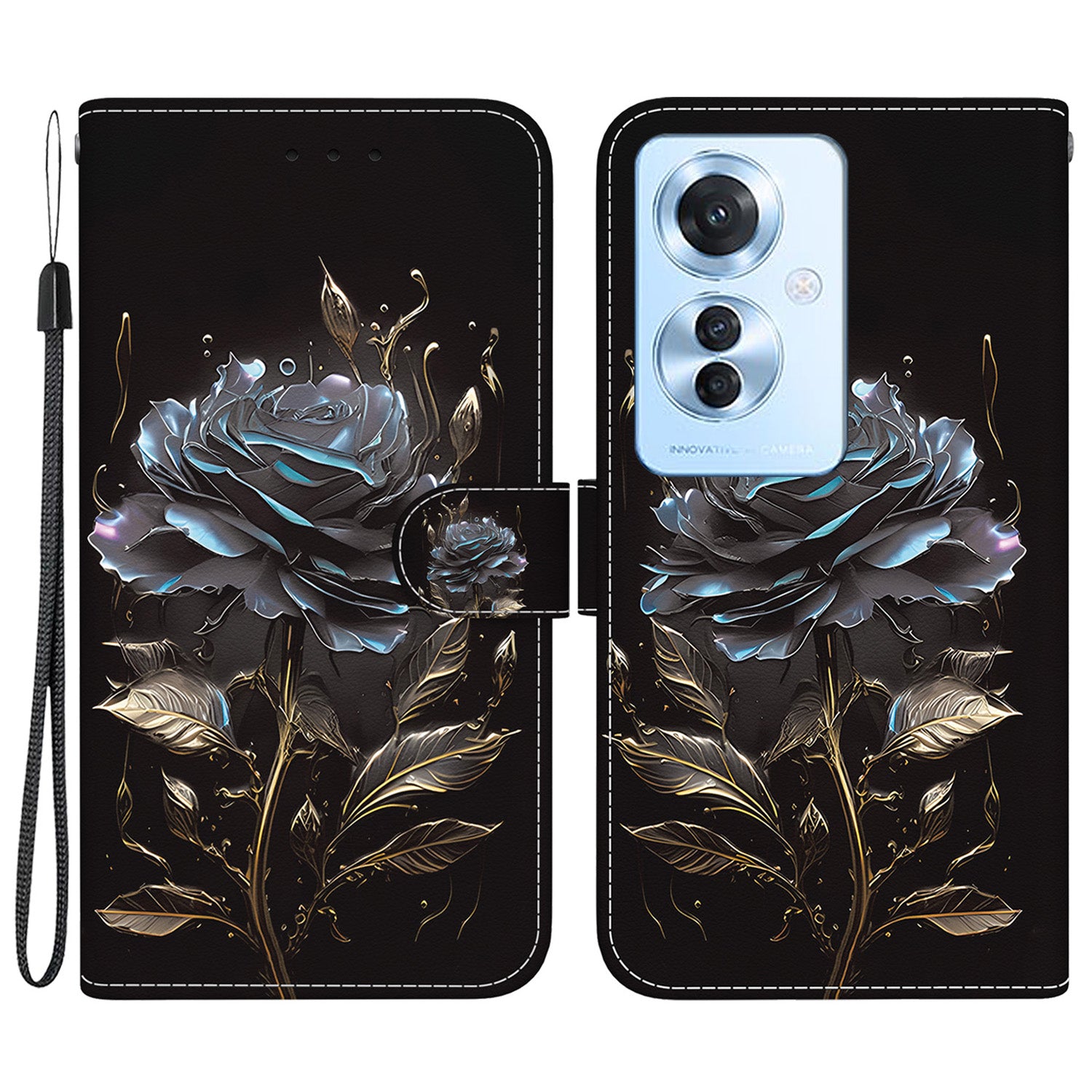 For Oppo Reno11 F 5G / F25 Pro 5G Case Pattern Printing PU Leather + TPU Phone Cover