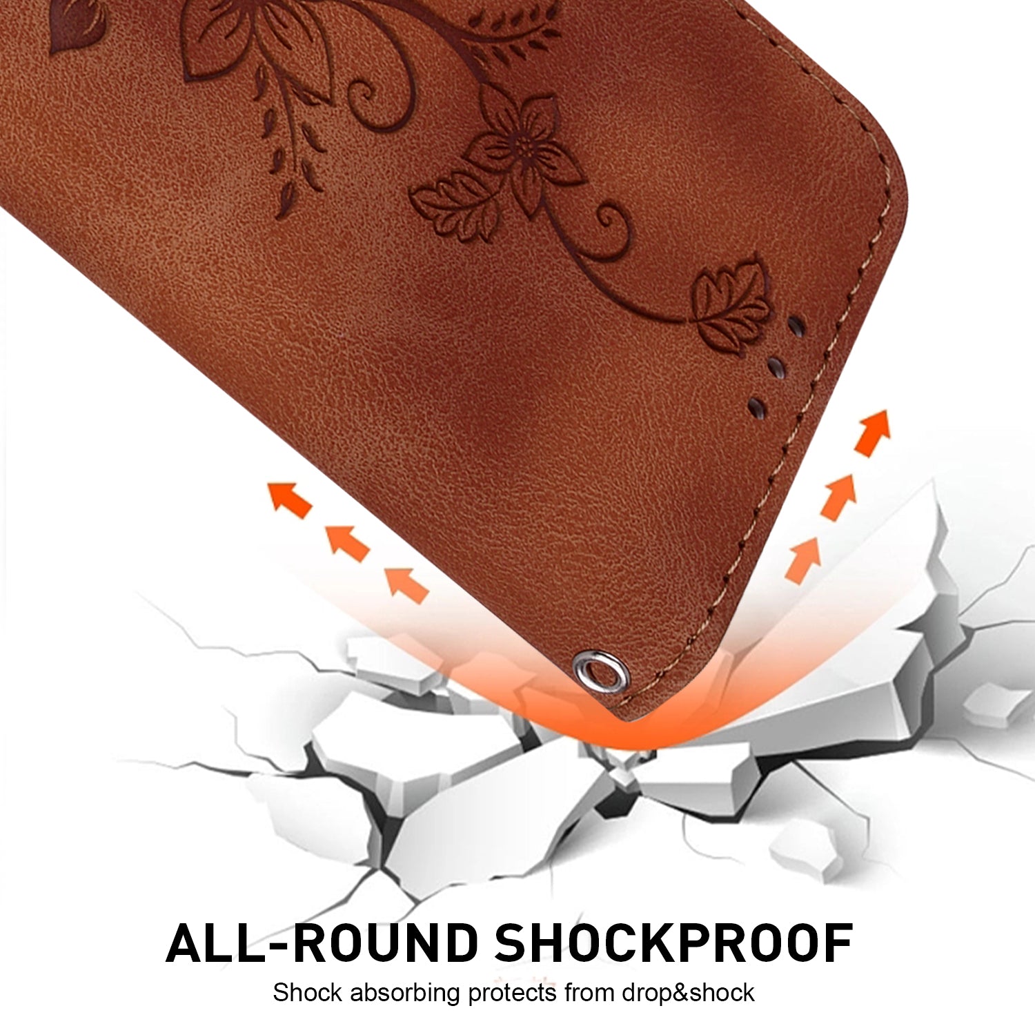 For Oppo Reno11 F 5G / F25 Pro 5G Case Phone Leather Wallet Lily Flower Imprint Full Protection Shell