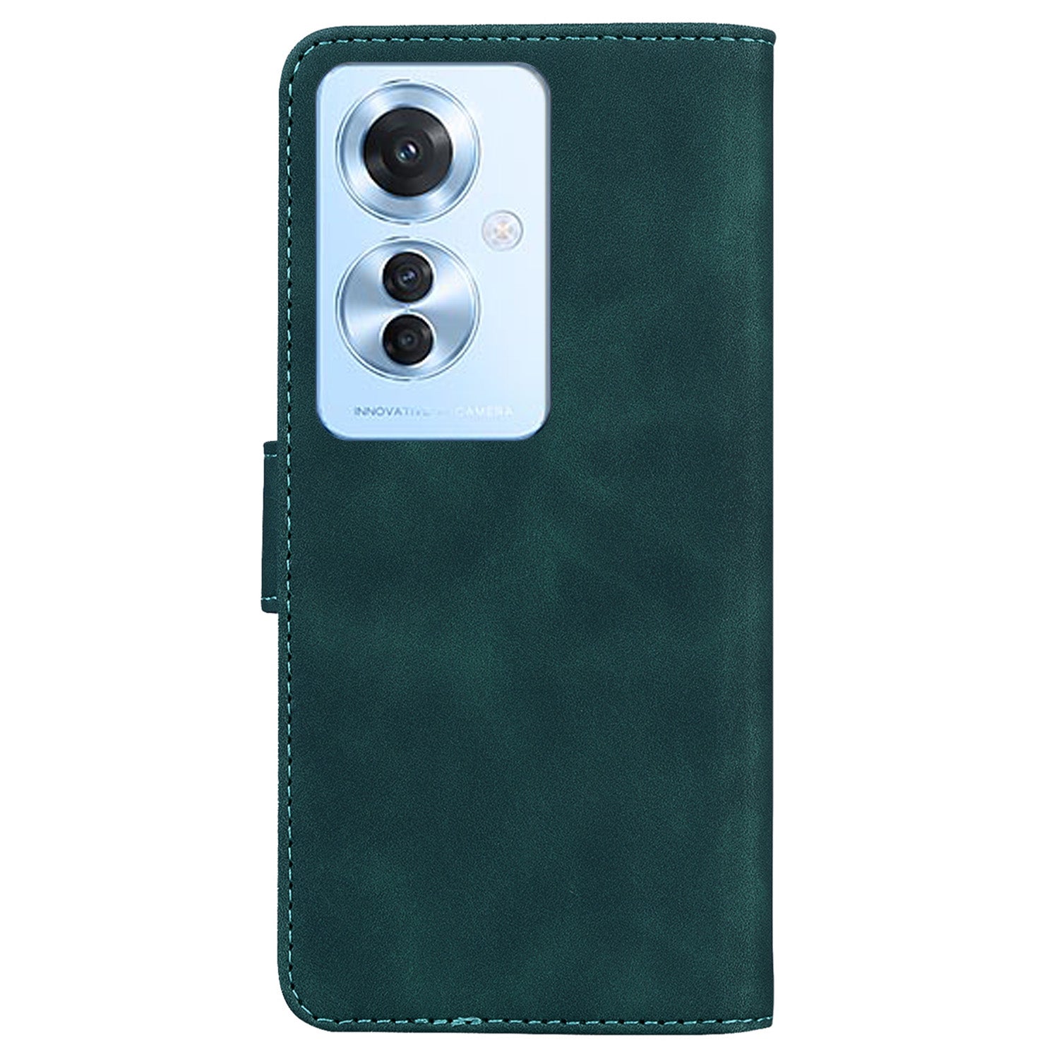 For Oppo Reno11 F 5G / F25 Pro 5G Case Solid Color PU Leather Stand Wallet Mobile Phone Cover