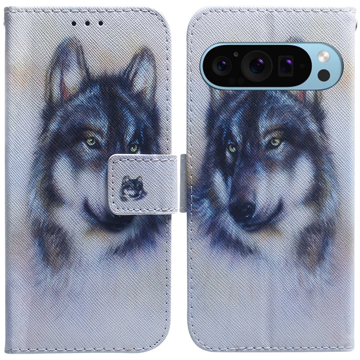 For Google Pixel 9 Phone Case Pattern Printing Wallet Design Leather Shell