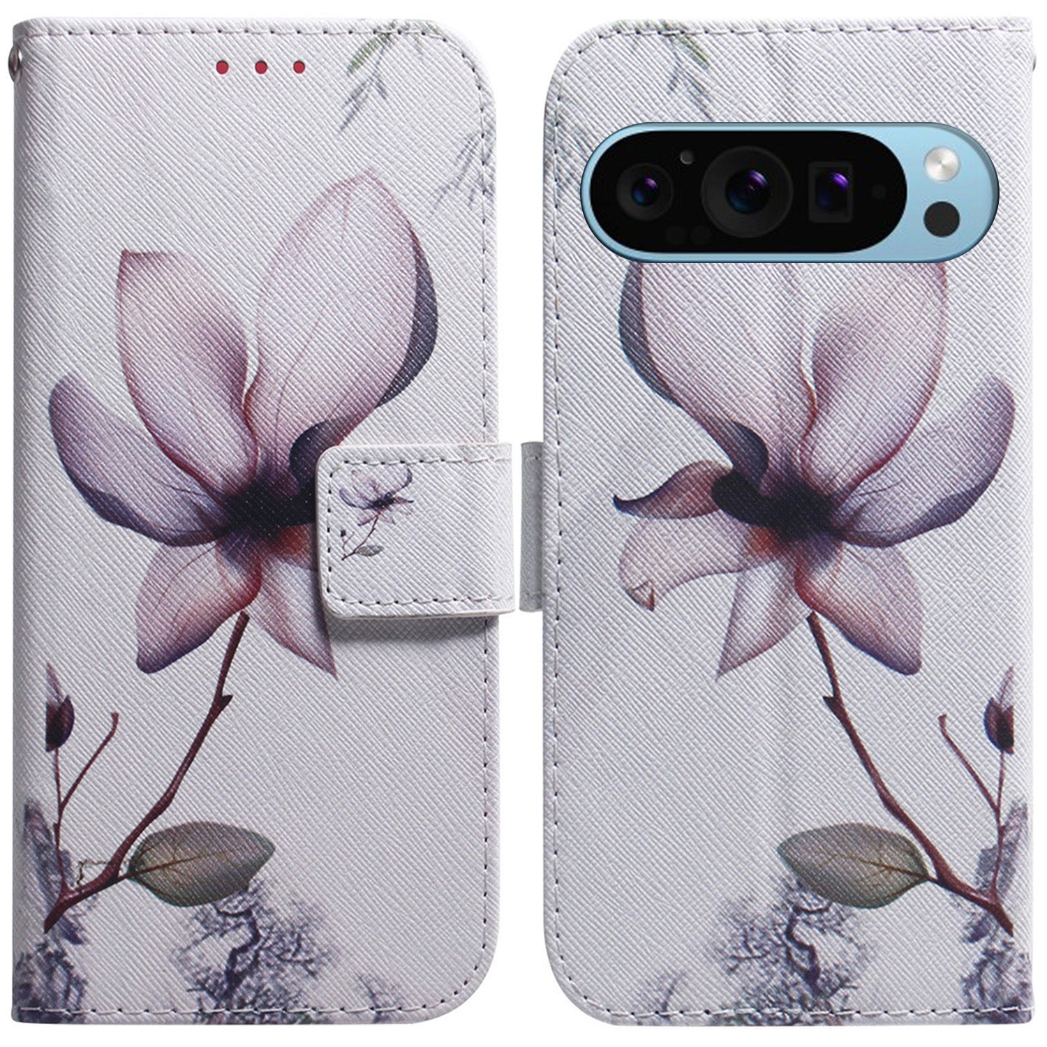 For Google Pixel 9 Phone Case Pattern Printing Wallet Design Leather Shell