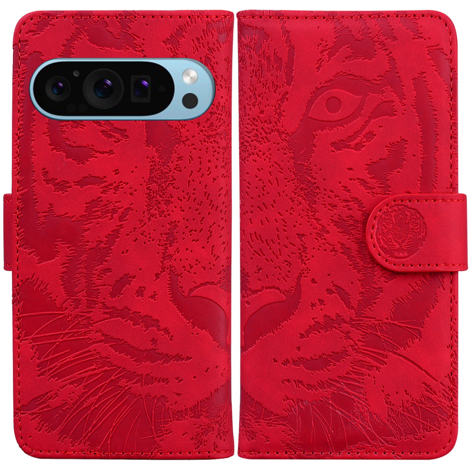 For Google Pixel 9 Protective Case Tiger Imprinted Pattern Cell Phone Cover