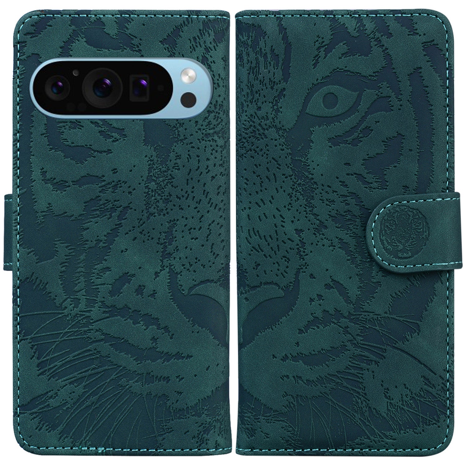 For Google Pixel 9 Protective Case Tiger Imprinted Pattern Cell Phone Cover