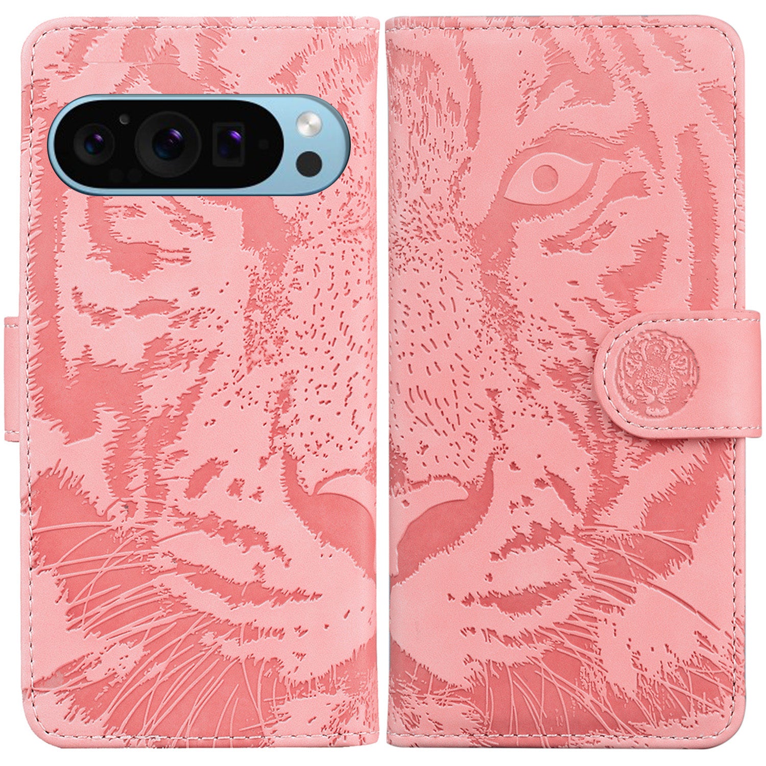 For Google Pixel 9 Protective Case Tiger Imprinted Pattern Cell Phone Cover