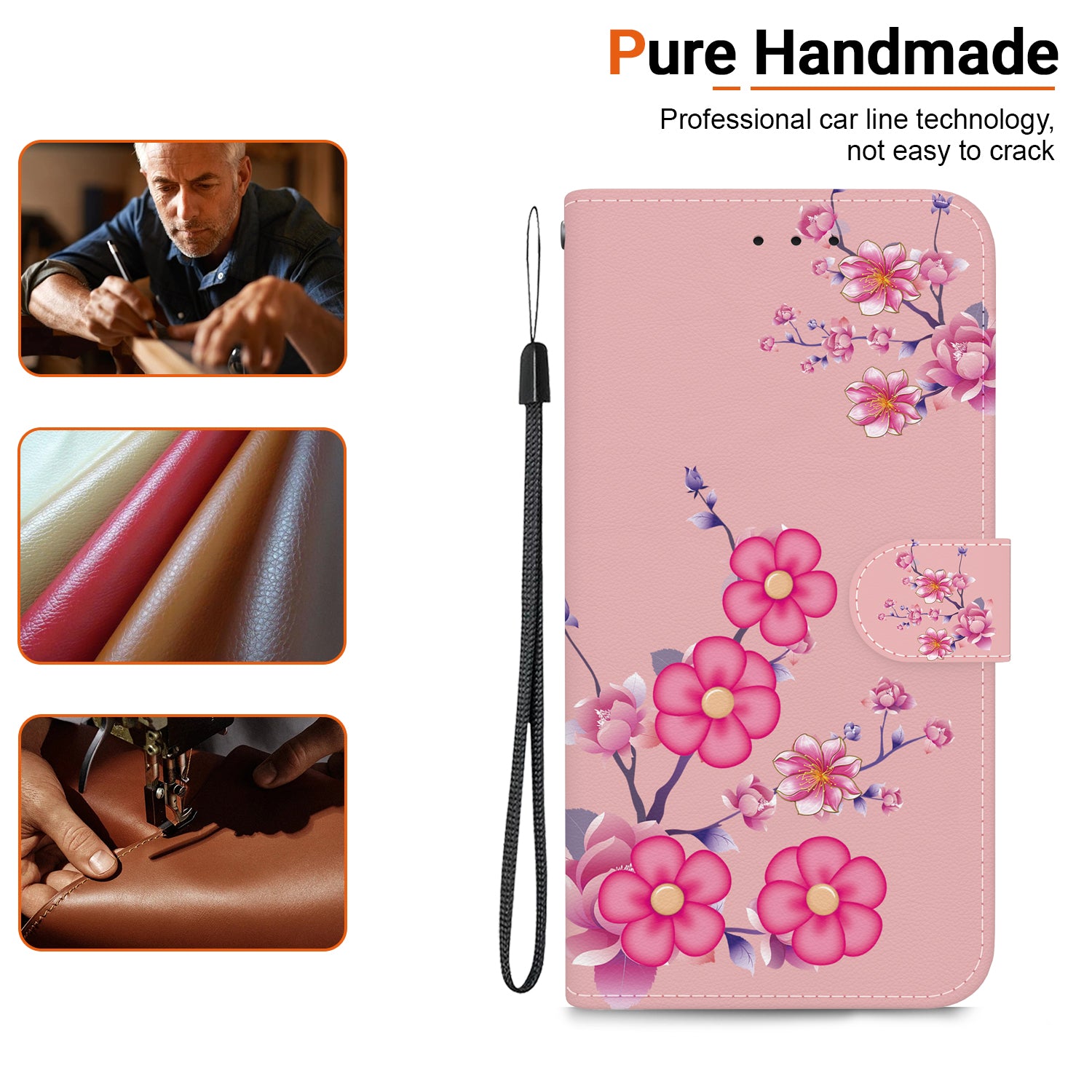 For Realme C67 4G Case Folio Leather Wallet Pattern Phone Cover