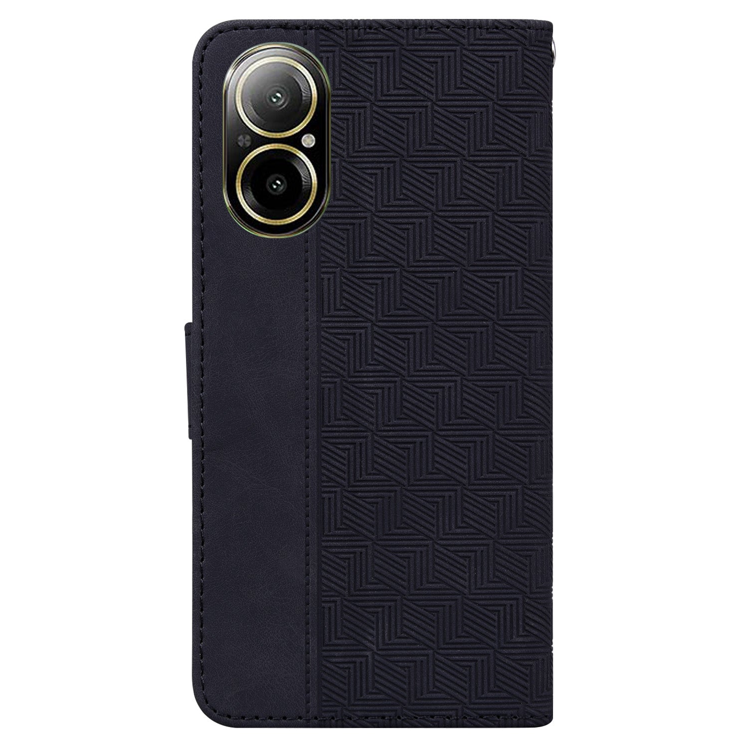 For Realme C67 4G Case Geometry Leather Flip Wallet Handbag Phone Cover