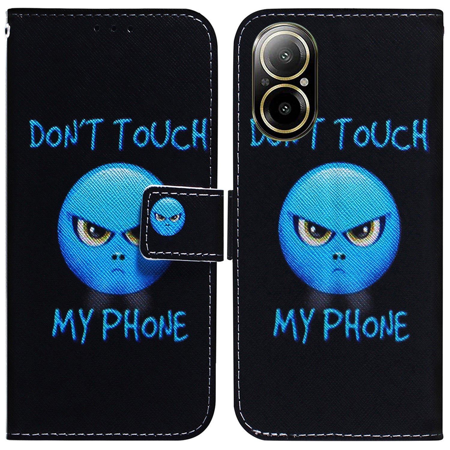 For Realme C67 4G Leather Case Pattern Printing Full Protection Phone Cover