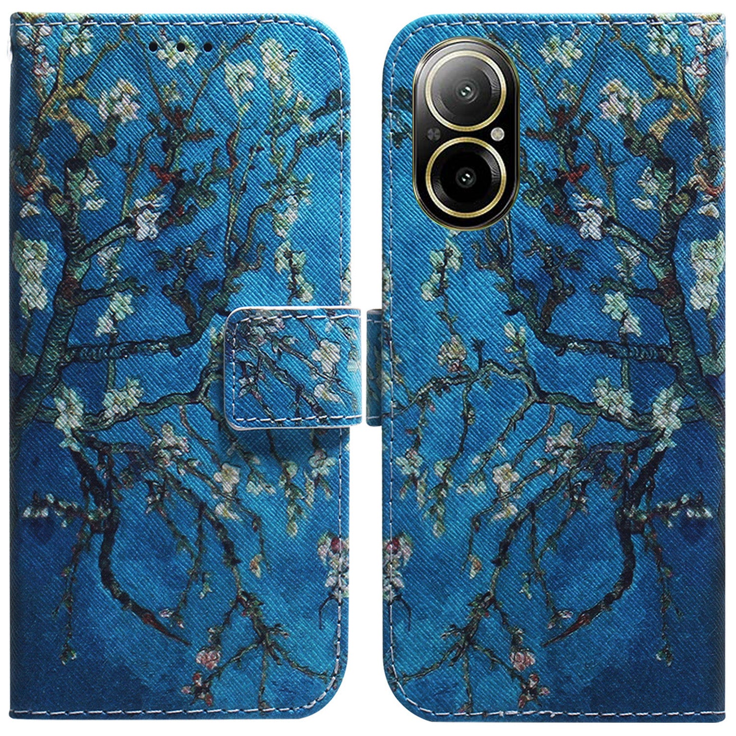 For Realme C67 4G Leather Case Pattern Printing Full Protection Phone Cover
