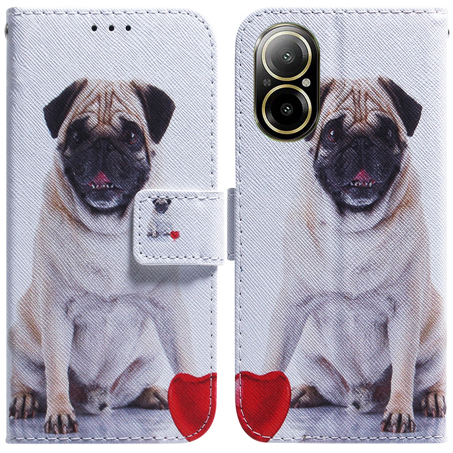 For Realme C67 4G Leather Case Pattern Printing Full Protection Phone Cover
