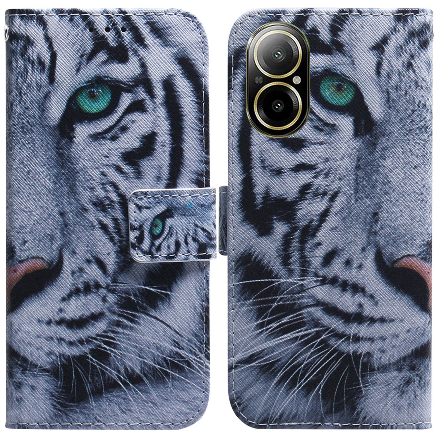 For Realme C67 4G Leather Case Pattern Printing Full Protection Phone Cover