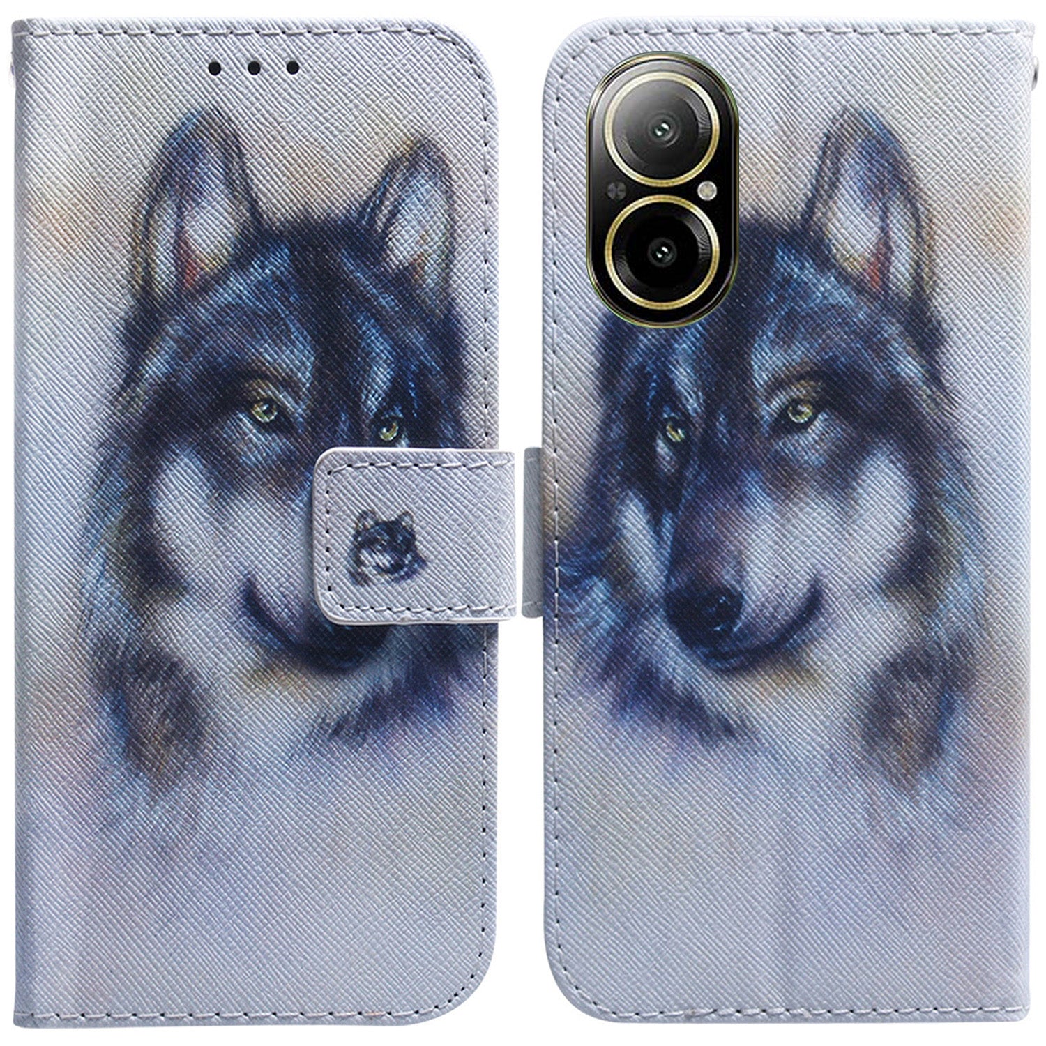 For Realme C67 4G Leather Case Pattern Printing Full Protection Phone Cover