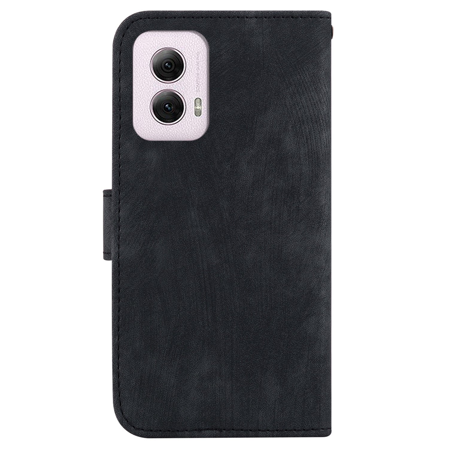 For Motorola Moto G Power (2024) Case Lovely Tiger Imprinted Leather Flip Phone Cover