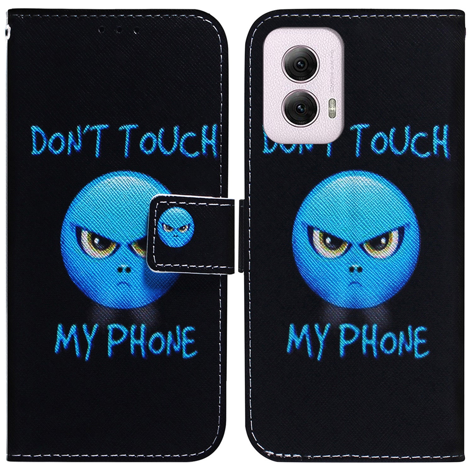 For Motorola Moto G Power (2024) Case Print Pattern Design Leather Wallet Phone Cover