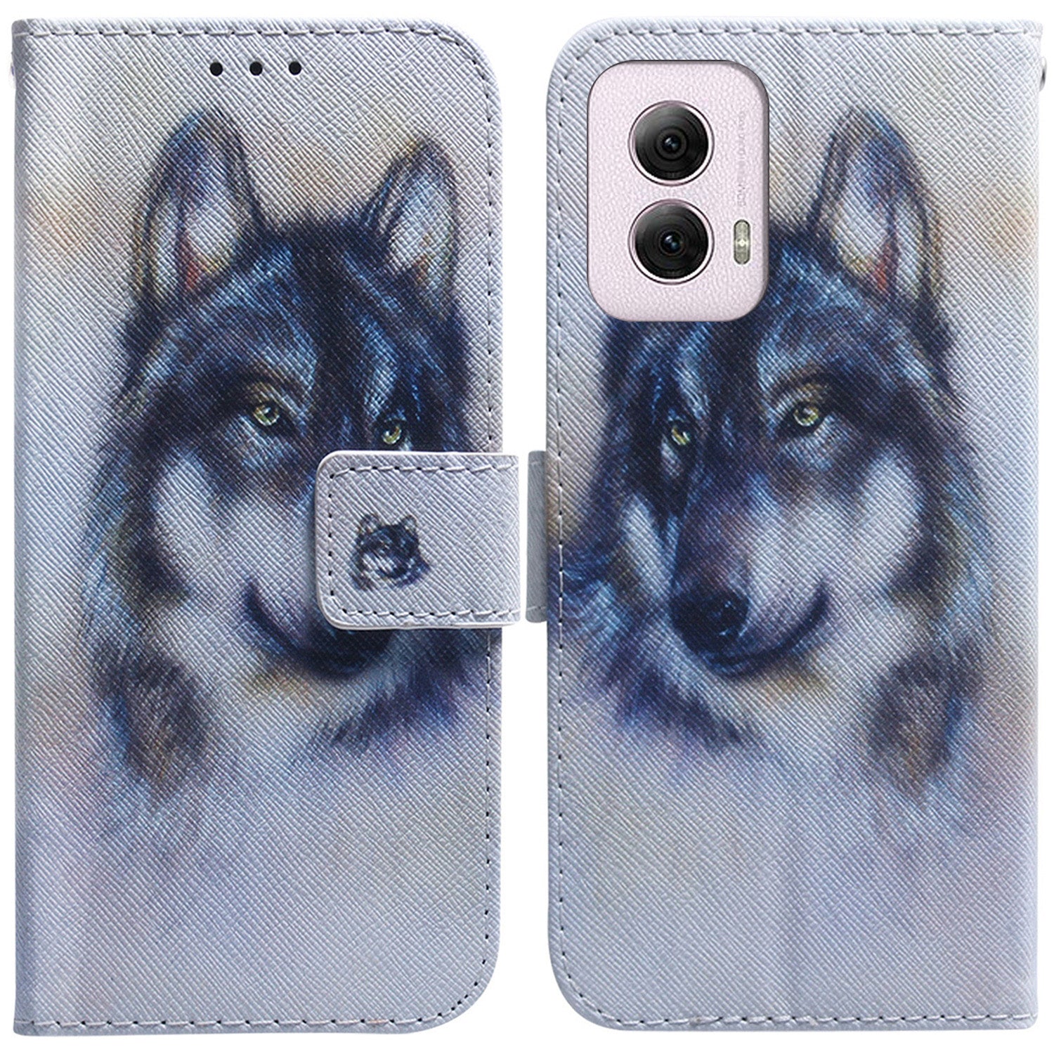 For Motorola Moto G Power (2024) Case Print Pattern Design Leather Wallet Phone Cover