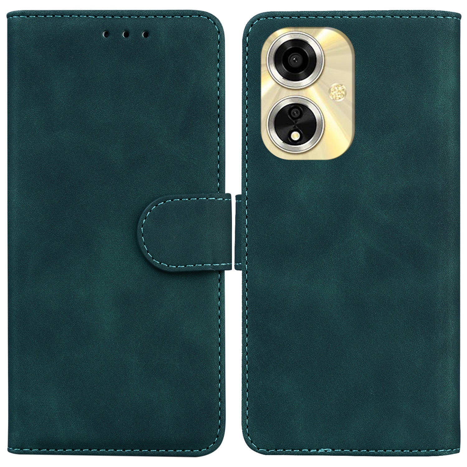 For Oppo A59 5G / A2m 5G Wallet Case Stand PU Leather Inner TPU Phone Cover