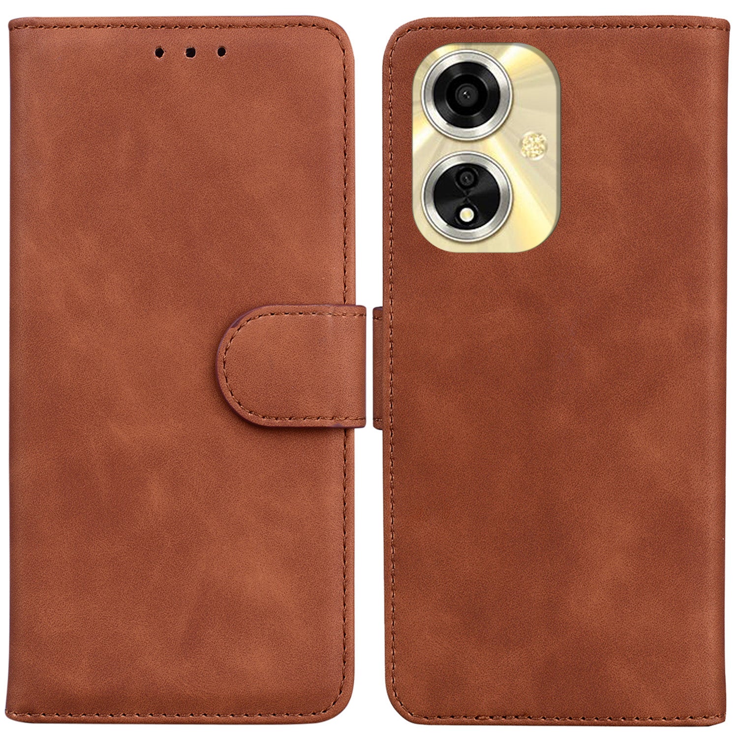 For Oppo A59 5G / A2m 5G Wallet Case Stand PU Leather Inner TPU Phone Cover