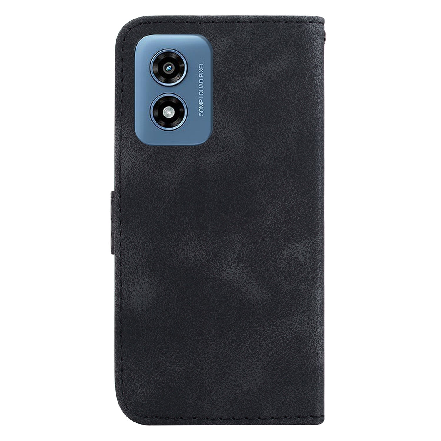 For Motorola Moto G Play (2024) 4G Phone Case 7-Shape Imprinted Wallet Leather Cover