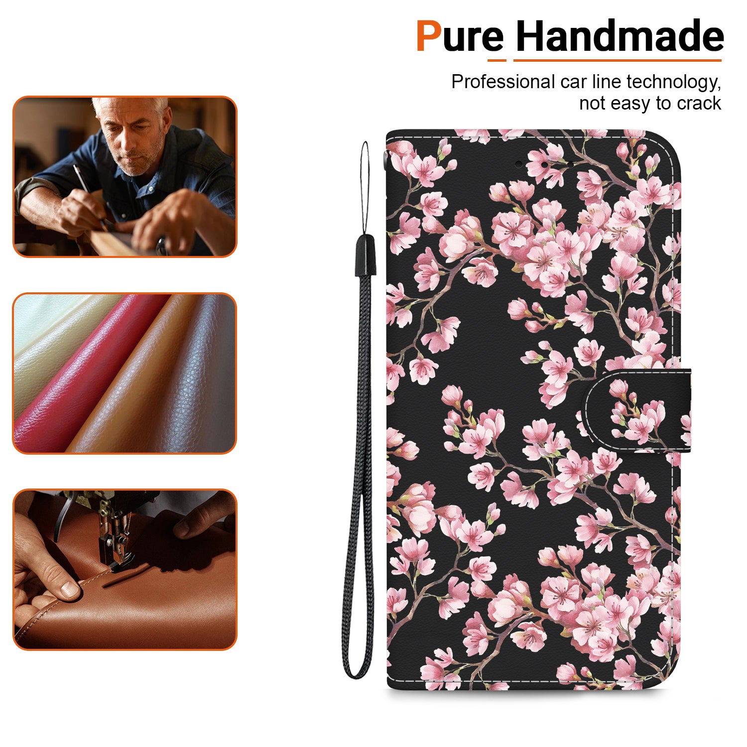 For Motorola Moto G Play (2024) 4G Case PU Leather Pattern Printing Phone Wallet Cover