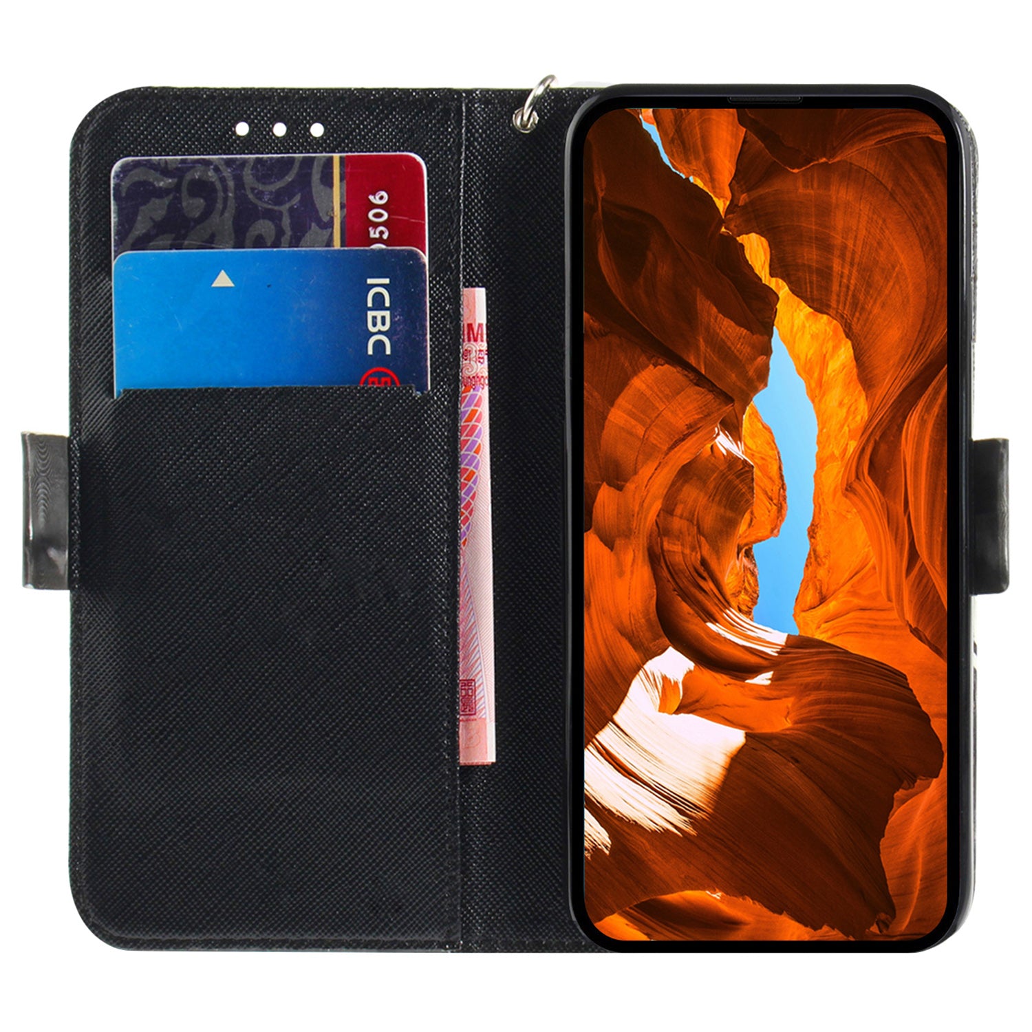 For Motorola Moto G Play (2024) 4G Case Pattern Printed Leather Wallet Phone Cover with Strap