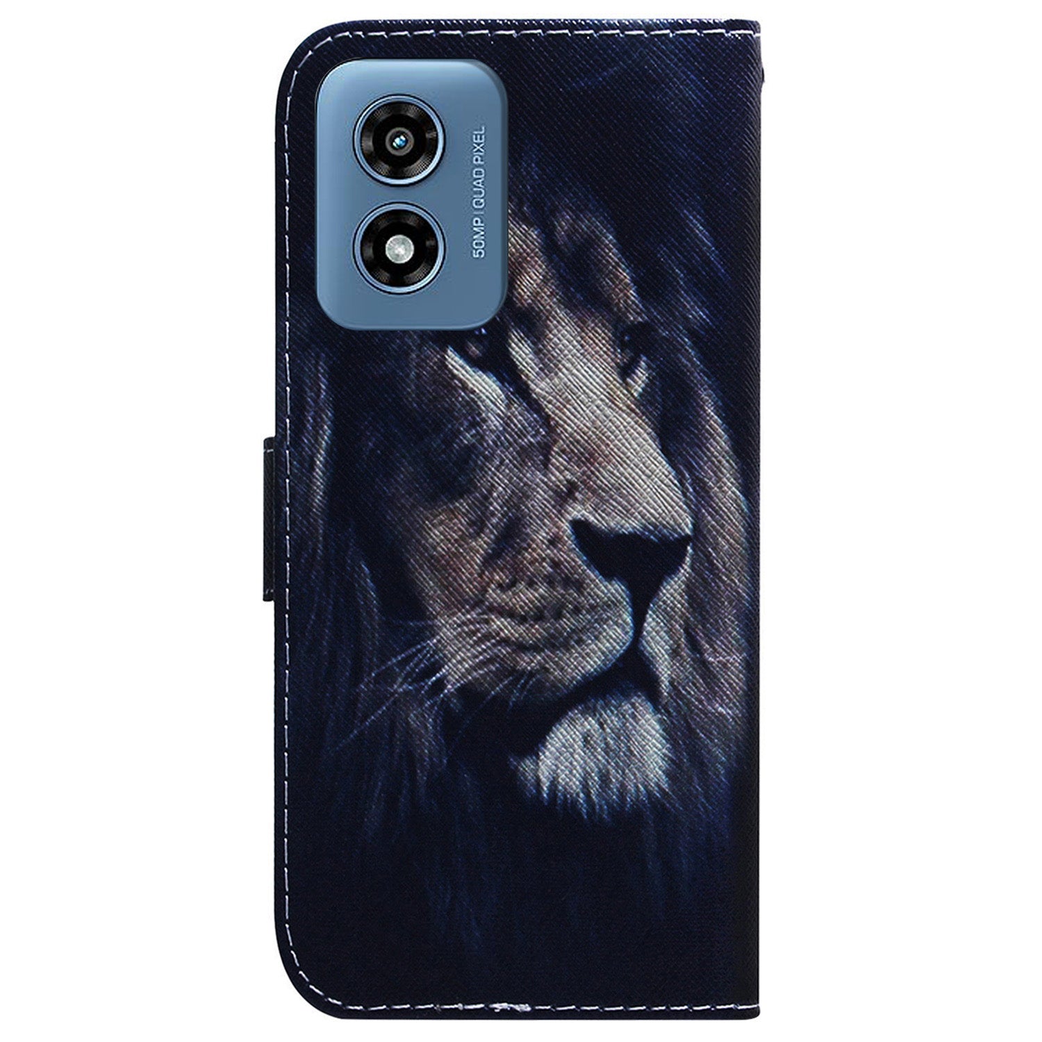 For Motorola Moto G Play (2024) 4G Phone Case Pattern Printing Full Protection Leather Cover