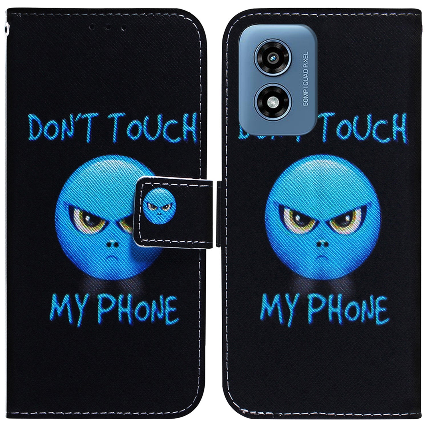 For Motorola Moto G Play (2024) 4G Phone Case Pattern Printing Full Protection Leather Cover