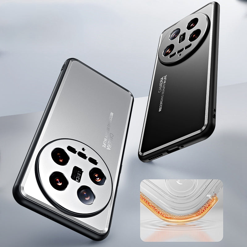 For Xiaomi 14 Ultra Case TPU+Aluminium Alloy Heat Dissipation Back Phone Shell