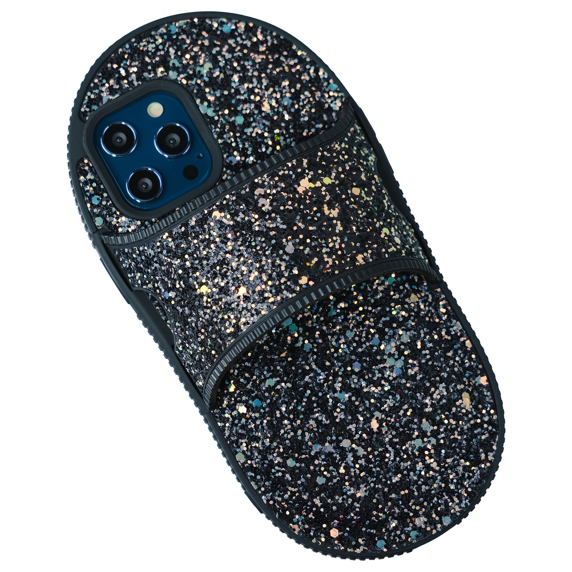 For iPhone 13 Pro Case Creative Slipper Design TPU Phone Cover with Kickstand