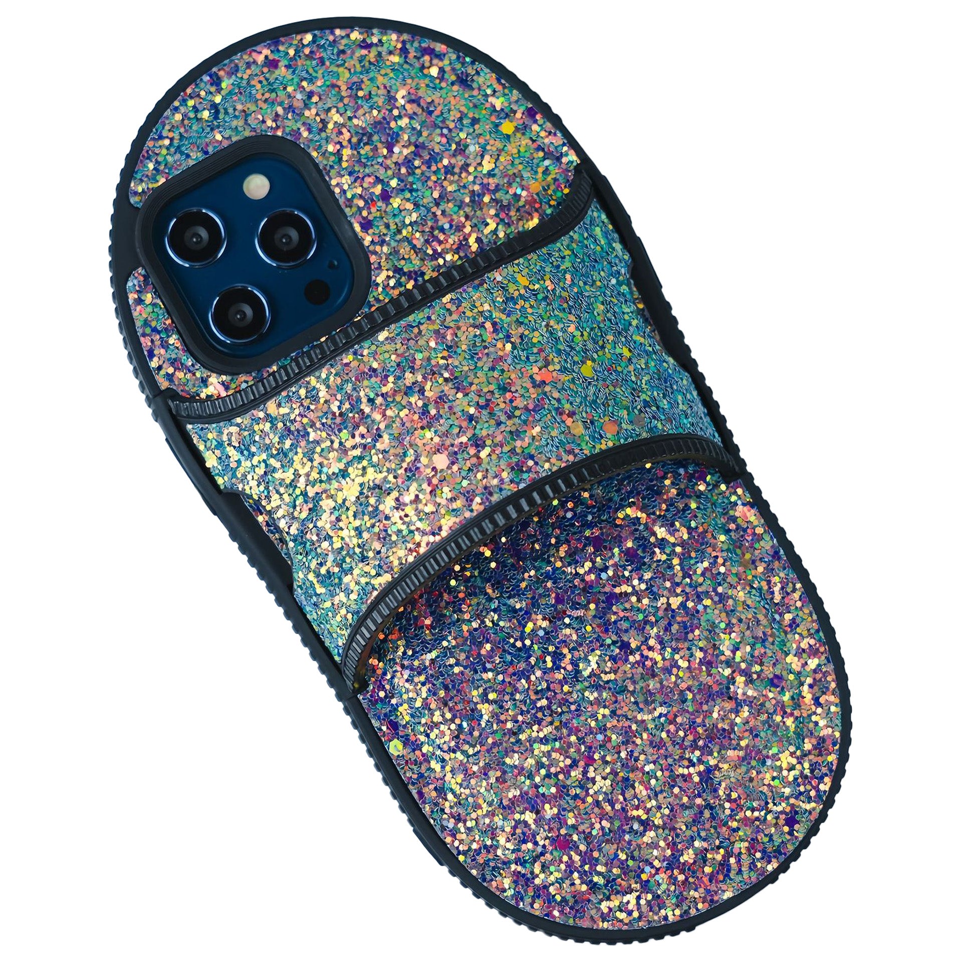 For iPhone 13 Pro Case Creative Slipper Design TPU Phone Cover with Kickstand