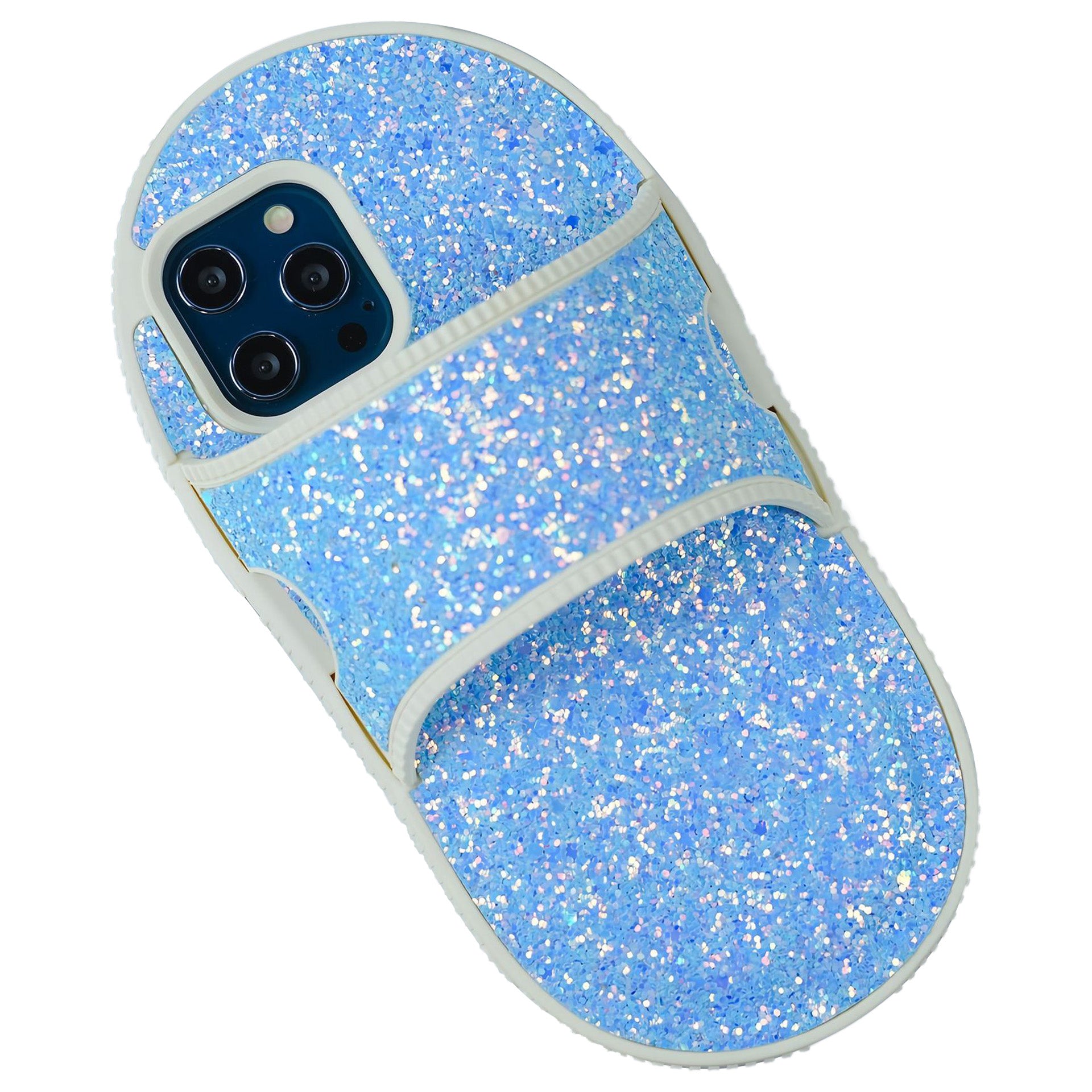For iPhone 13 Pro Case Creative Slipper Design TPU Phone Cover with Kickstand